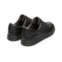 Baskets Runner noir en cuir