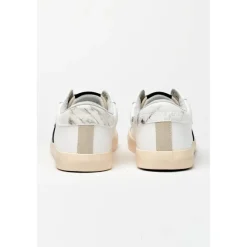 Baskets Soho blanches avec éclair noir gris Dina