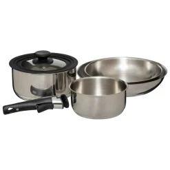 Batterie de cuisine 6 pièces en inox