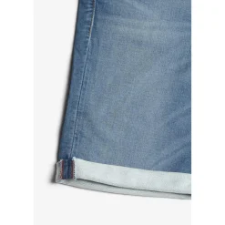 Bermuda garçon, Jogg Lo bleu clair délavé en coton