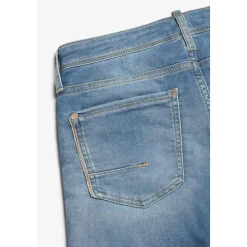 Bermuda garçon, Jogg Lo bleu clair délavé en coton