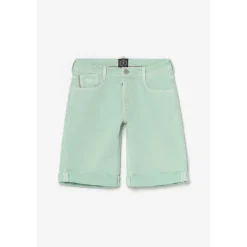 Bermuda garçon, Lo Jogg vert d'eau en coton