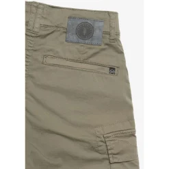 Bermuda garçon, Otto kaki vert en coton