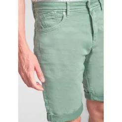 Bermuda short BODO vert sauge en coton