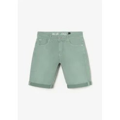 Bermuda short BODO vert sauge en coton
