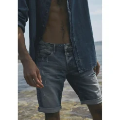 Bermuda short en jeans LANDRES bleu Xer