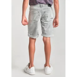Bermuda short garçon, en jeans JOGG gris Cleo