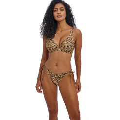 Bikini Foulard sable marron