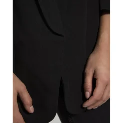 Blazer classique regular fit col à revers noir Sue
