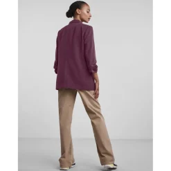 Blazer classique regular fit col à revers Violet Lucie