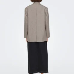 Blazer oversize ONLLINDAS - Gris orange lilium Nola