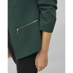Blazer regular fit col italien vert Hazel