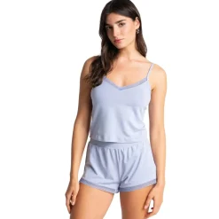 Bleu ciel en coton