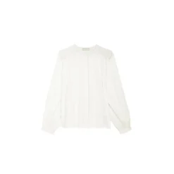 Blouse ample BERLIA blanc en coton