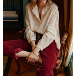 Blouse blanche Lonia en coton