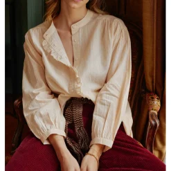 Blouse blanche Lonia en coton