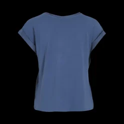 Blouse manches courtes bleu Ruby