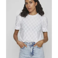 Blouse manches courtes blanc Quin