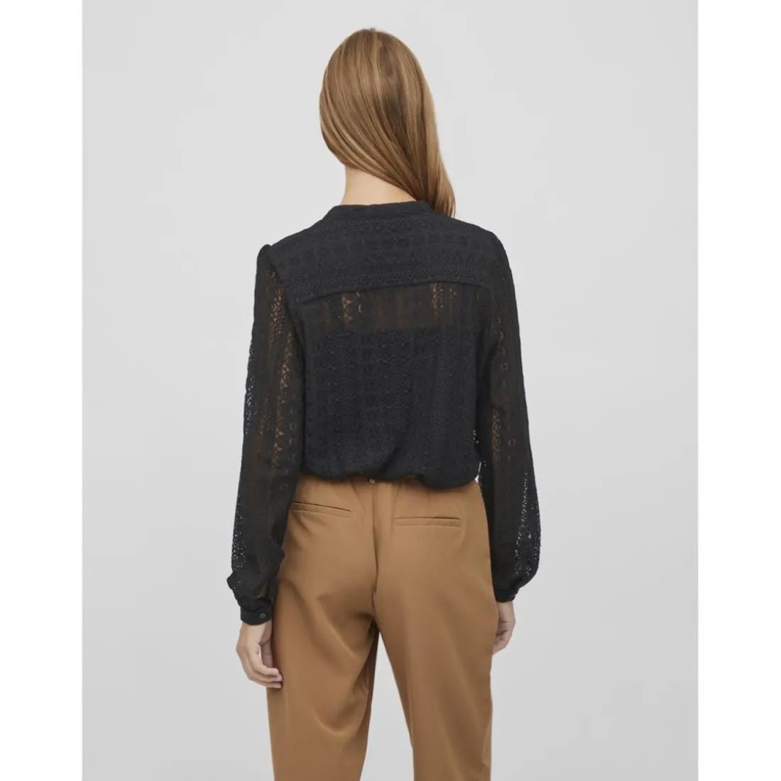 Blouse manches longues noir Clio