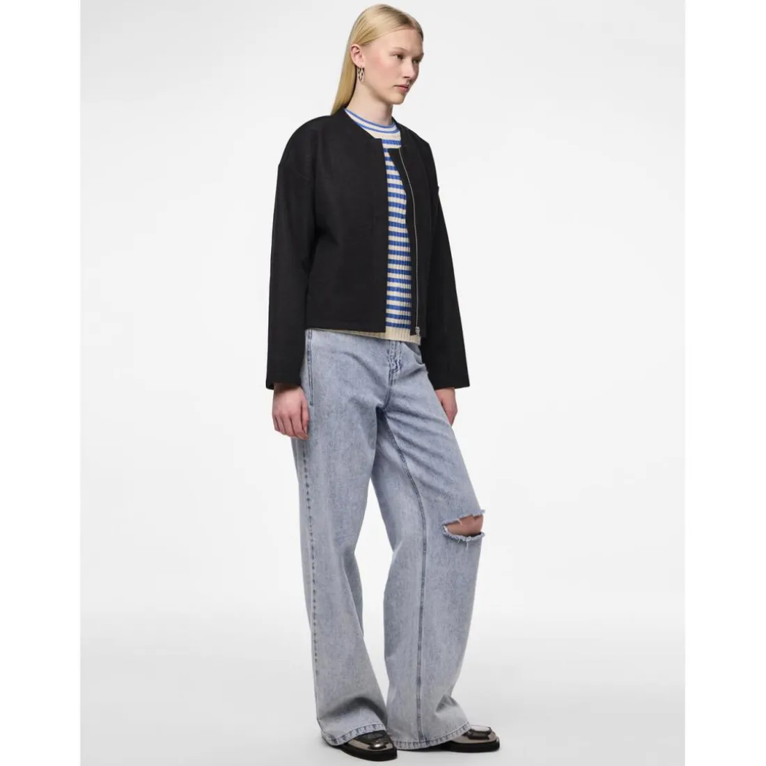 Blouson manches longues Jolene noir Rae