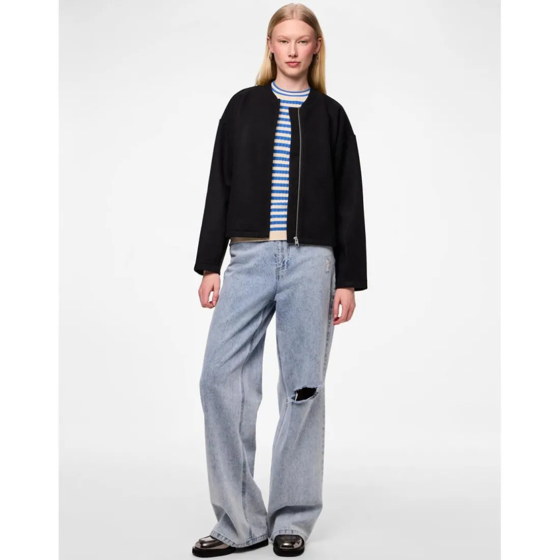 Blouson manches longues Jolene noir Rae