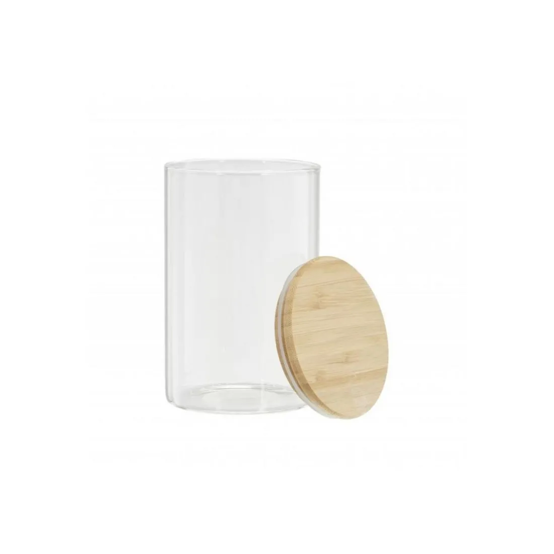 Bocal en verre et bambou 1l CIGLA