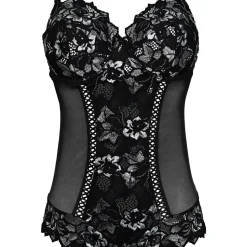 Body dentelle avec armatures noir - Arum Gala