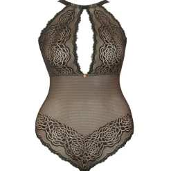 Body dentelle stretch sans armatures noir
