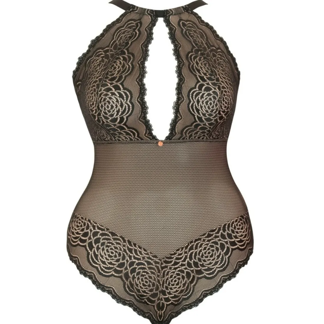Body dentelle stretch sans armatures noir