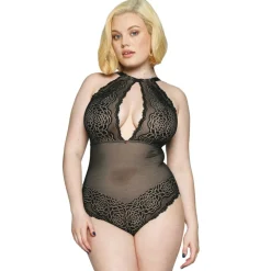 Body dentelle stretch sans armatures noir