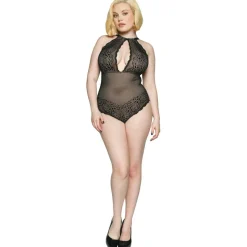 Body dentelle stretch sans armatures noir