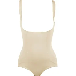 Body gainant armatures beige en nylon