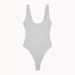 Body Kate gris en coton
