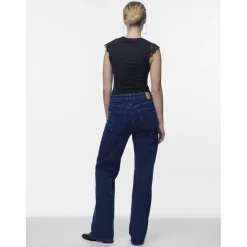 Body sans manches détail en dentelle noir Lyra
