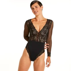 Body tanga noir Impériale