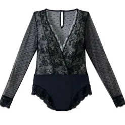 Body tanga noir Impériale