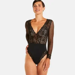 Body tanga noir Impériale