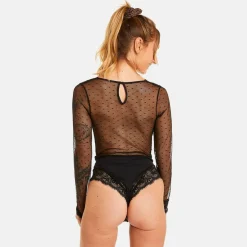 Body tanga noir Impériale
