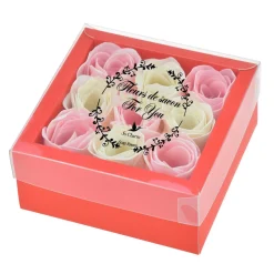 Boite So Charm - 9 Roses de savon à pétale