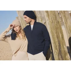 Bonnet unisexe en cachemire new beige creme