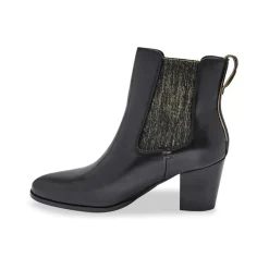Boots - Noir en cuir