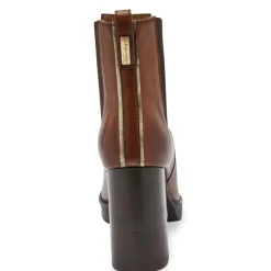 Boots camel VANILLA en cuir