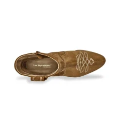 Boots femme camel LADYZ en cuir
