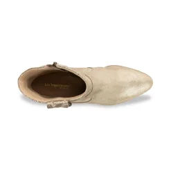Boots femme or irisé LADYZ en cuir
