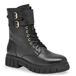 Boots noir RITIKA en cuir