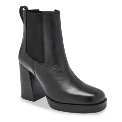 Boots noir VANILLA en cuir