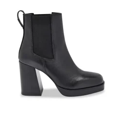 Boots noir VANILLA en cuir