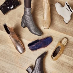 Boots or DANIELA en cuir