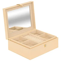 Boîte à Montres et Bijoux Hanifa Beige