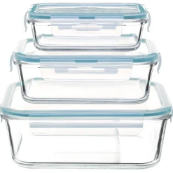 Boîte Verre Carré Clips x 3